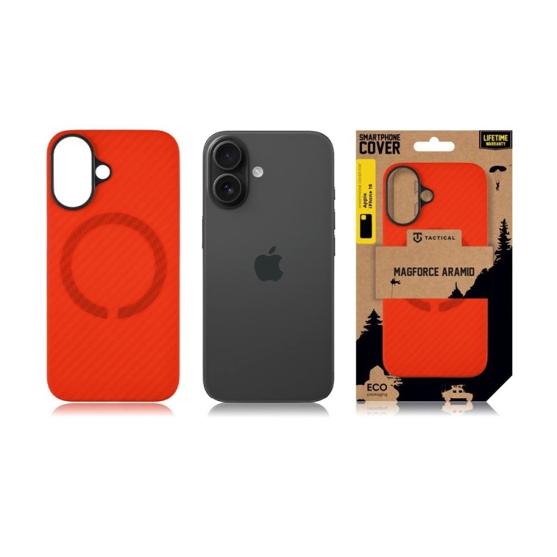Taktikai MagForce Aramid Bloody Mary Limited Edition borító az Apple iPhone 16 készülékhez