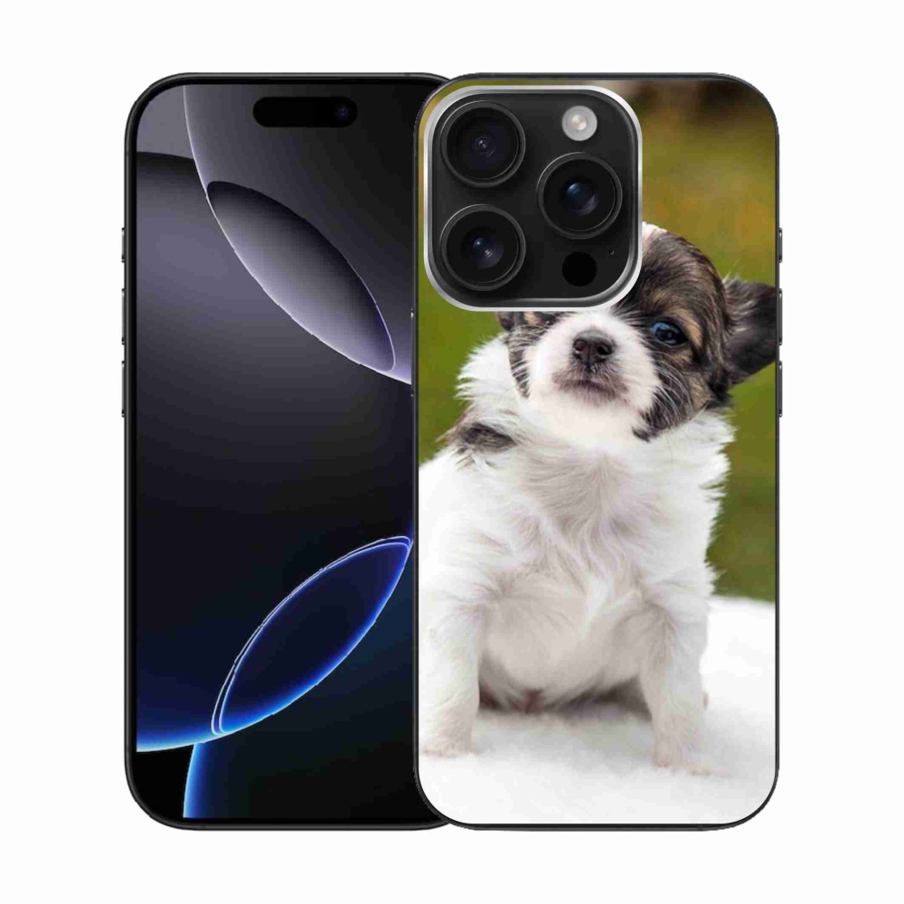 Gél tok mmCase iPhone 16 Pro készülékhez - chihuahua 4
