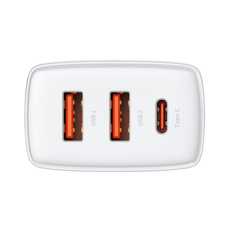 Baseus CCXJ-E02 Kompakt gyorstöltő USB-C 30W Fehér