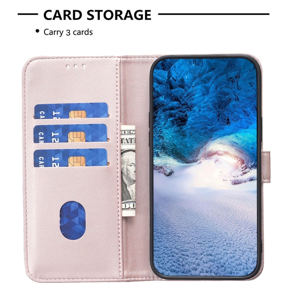 BNF könyvtáska a Realme Note 60-hoz - rózsaarany színben