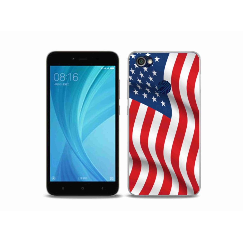 Gél borítás mmCase a Xiaomi Redmi Note 5A Prime számára - amerikai zászló