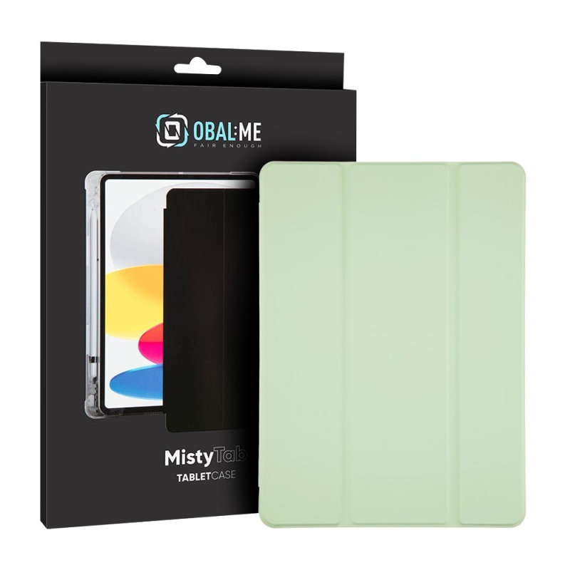 COVER:ME MistyTab tok iPad Air 4 (2020)/iPad Pro 11 (1/2/3/4) világoszöld színhez