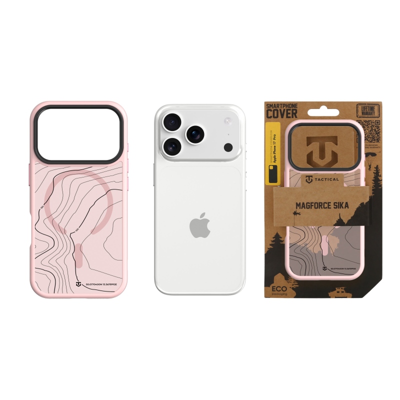 Taktikai MagForce Hyperstealth Sika borító iPhone 17 Pro rózsaszín párduchoz