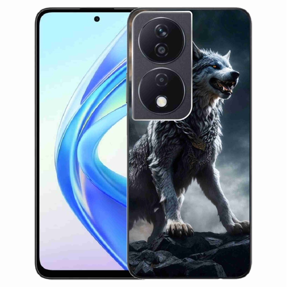 Zselés borítás mmCase a Honor X7b/Honor 90 Smart készülékhez - farkas 1