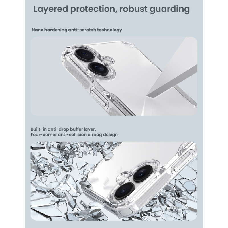 Nillkin Nature TPU PRO borító Apple iPhone 17 átlátszóhoz