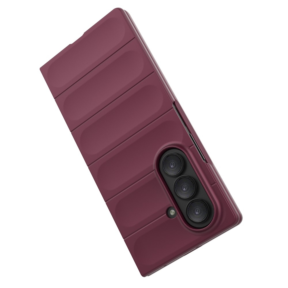 Rugg tartós zselés tok Samsung Galaxy Z Fold7 5G - bordó színben