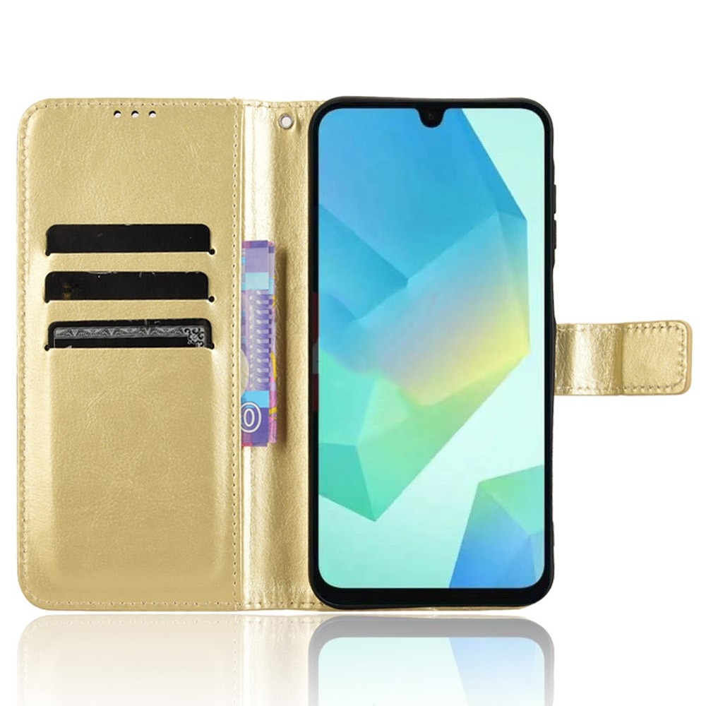 Őrült könyv tok Samsung Galaxy A16 4G/5G készülékhez - arany színben