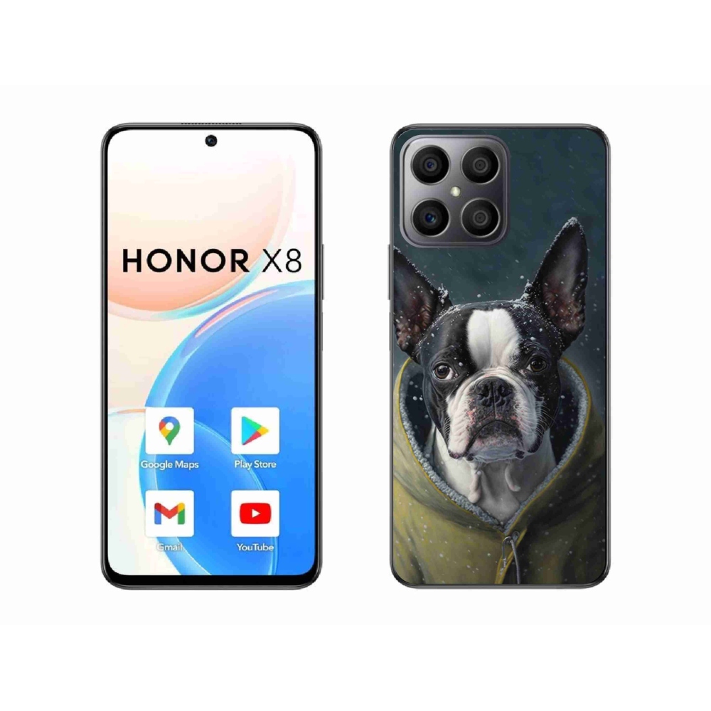 Zselés borítás mmCase a Honor X8-hoz - bulldog
