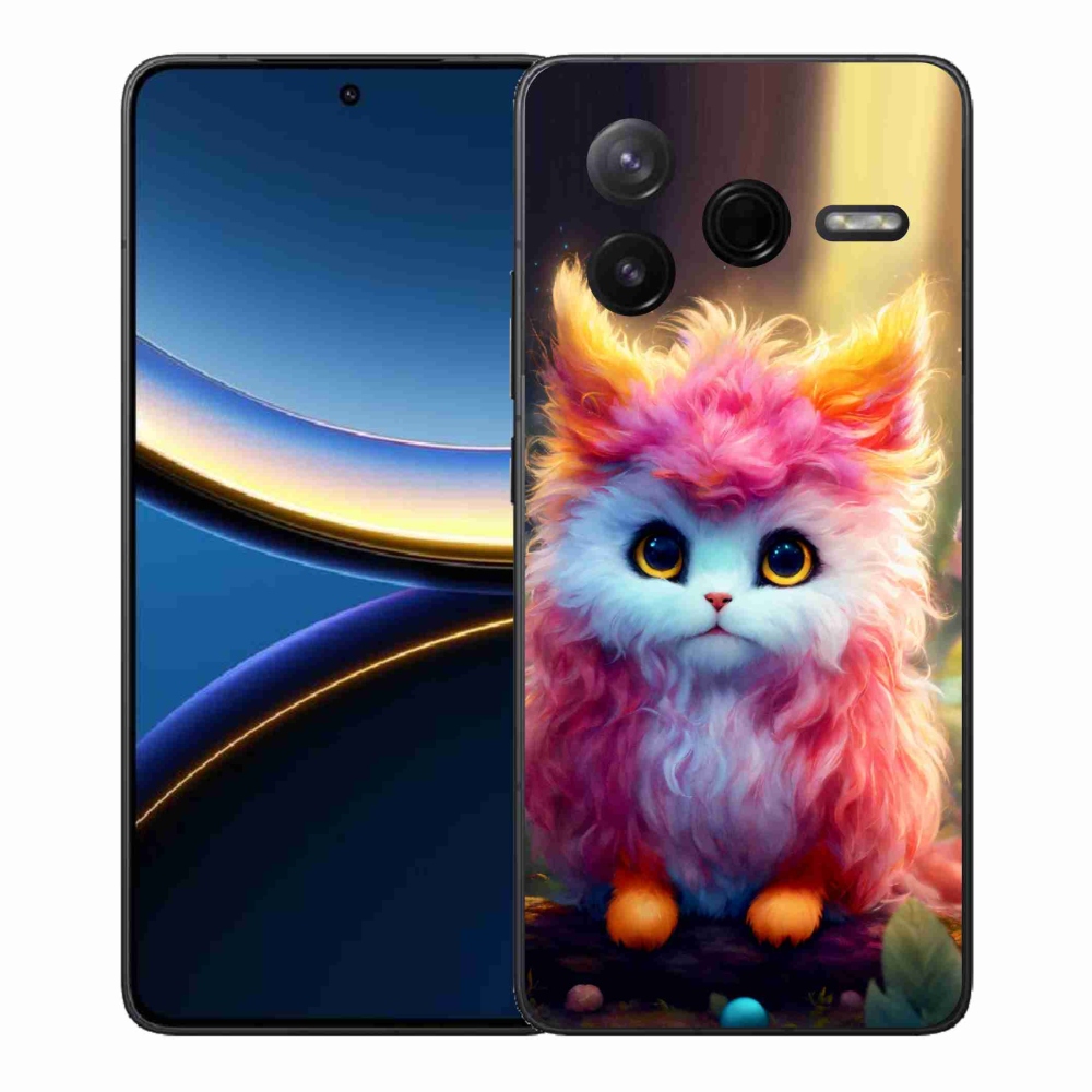 Gél borítás mmCase a Xiaomi Poco F7 Pro számára - aranyos cica 5