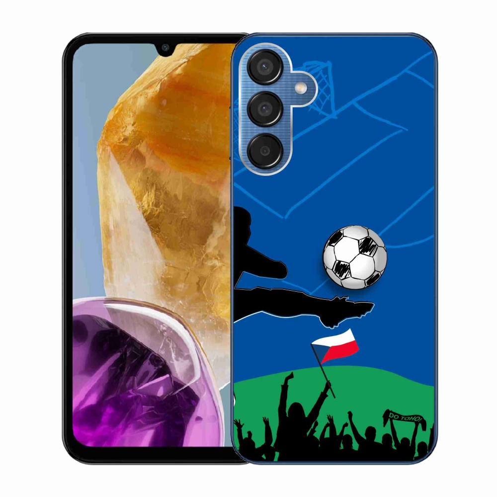 Gél borítás mmCase Samsung Galaxy M15 5G - futballszurkolóknak