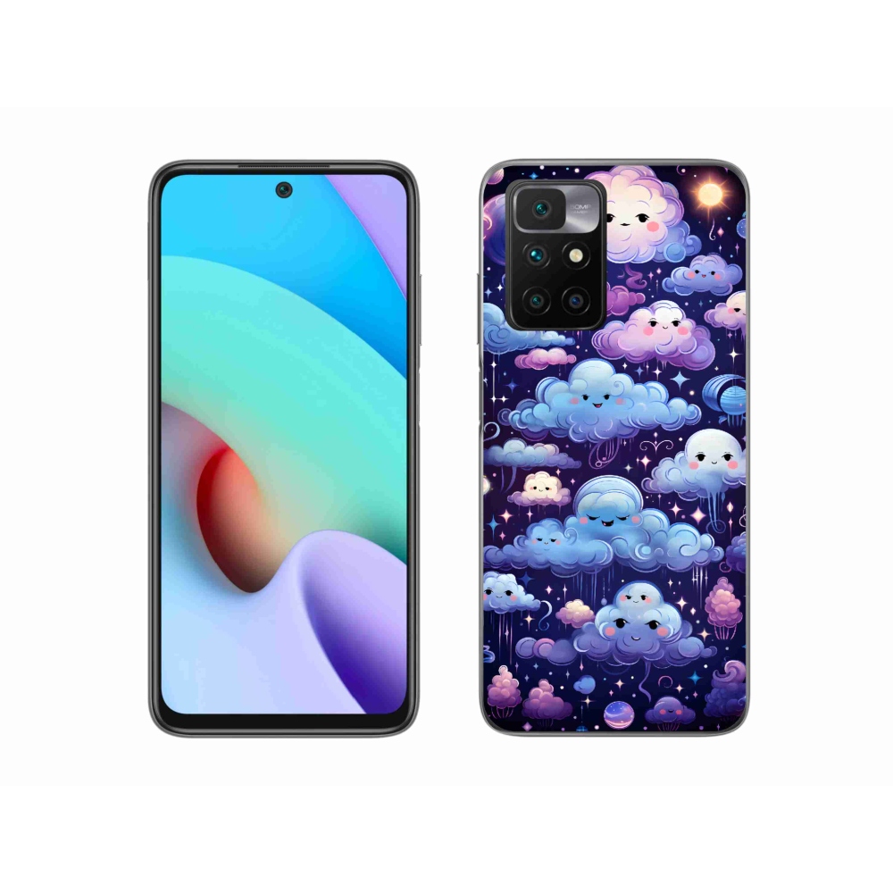 Gél védőhuzat mmCase a Xiaomi Redmi 10/Redmi 10 (2022) - felhők