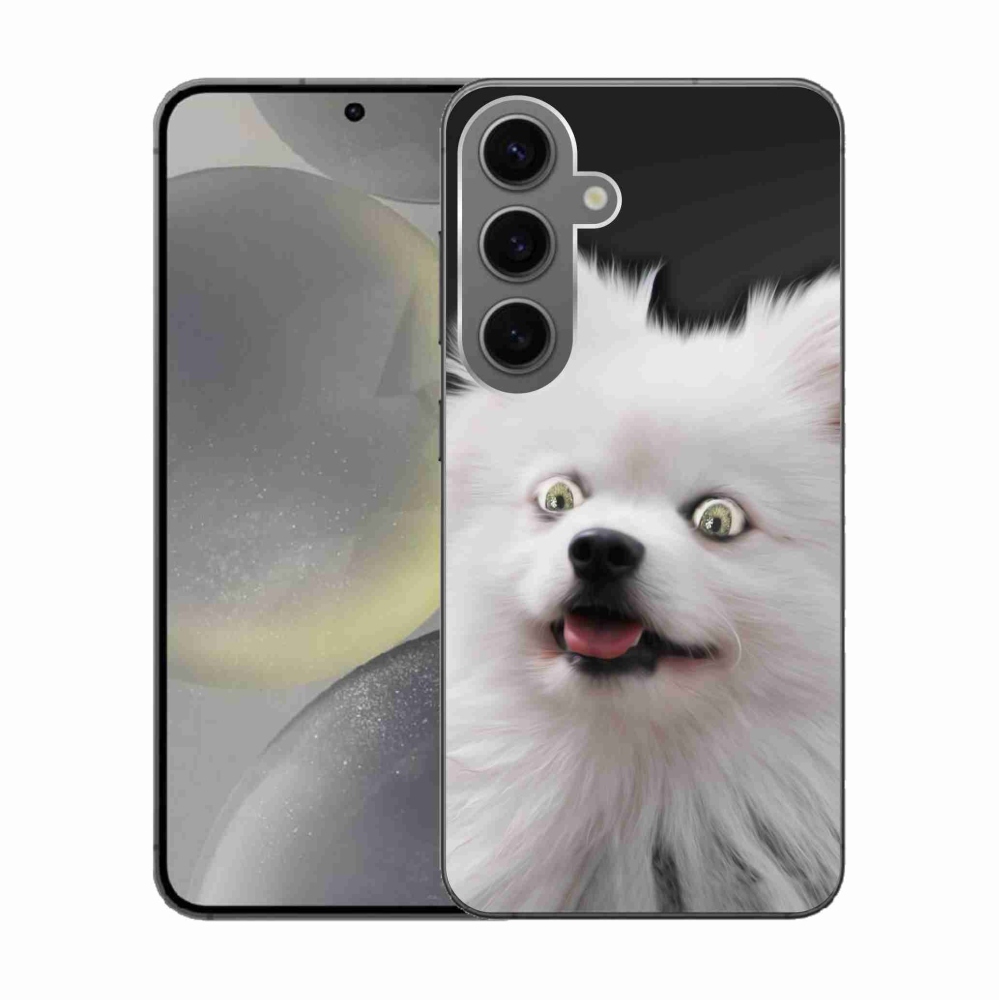 Zselés borítás mmCase Samsung Galaxy S24 készülékhez - fehér tipp