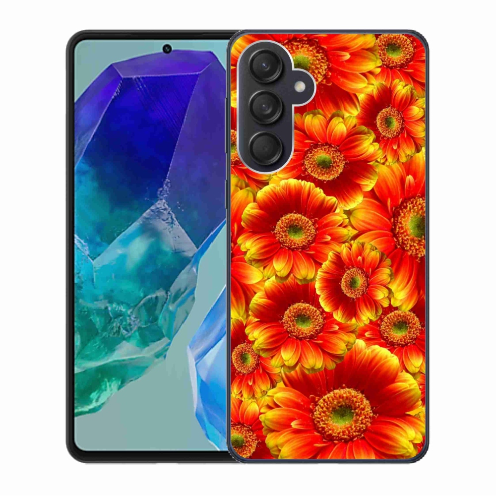Zselés borítás mmCase Samsung Galaxy M55 5G - gerbera 1