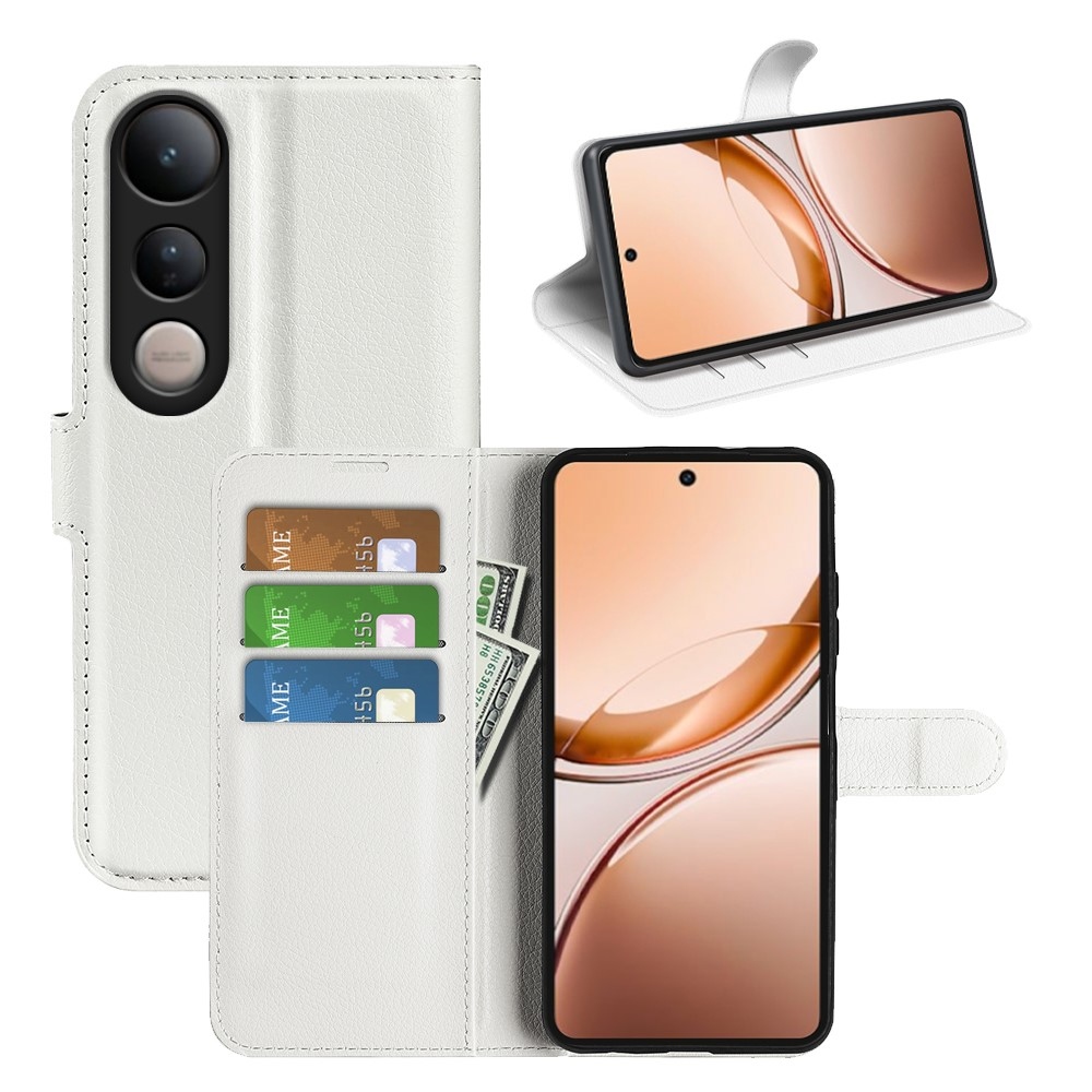 Litchi book tok a Vivo V50 Lite 4G/5G készülékhez - fehér