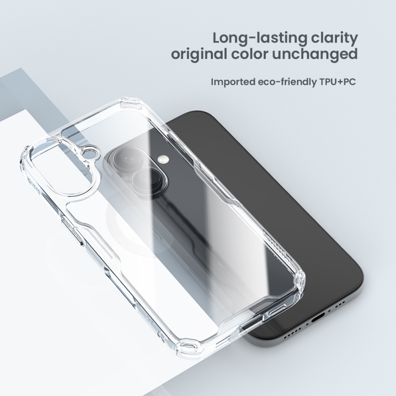 Nillkin Nature TPU PRO borító Apple iPhone 16-hoz Átlátszó