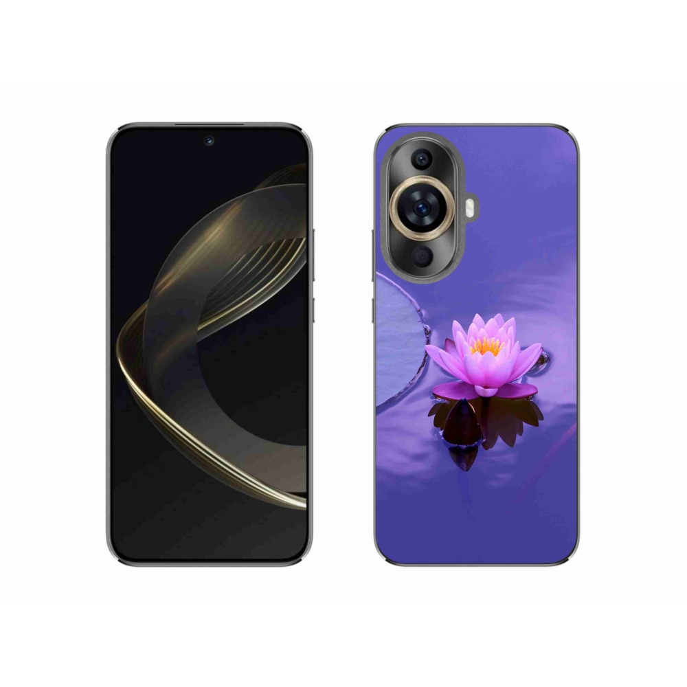 Gél tok mmCase a Huawei Nova 11-hez - virág a felületen