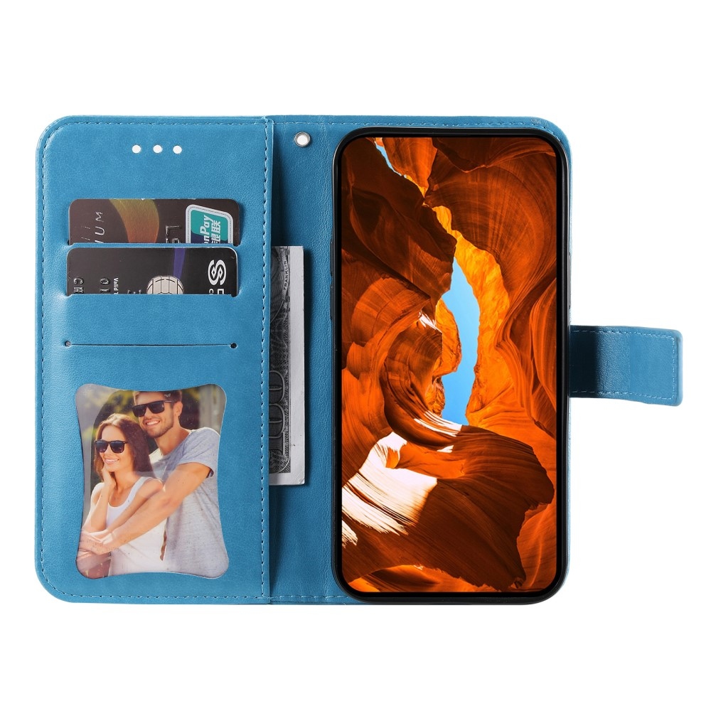Mandala könyvtáska Realme GT 7 Pro 5G-hez - kék