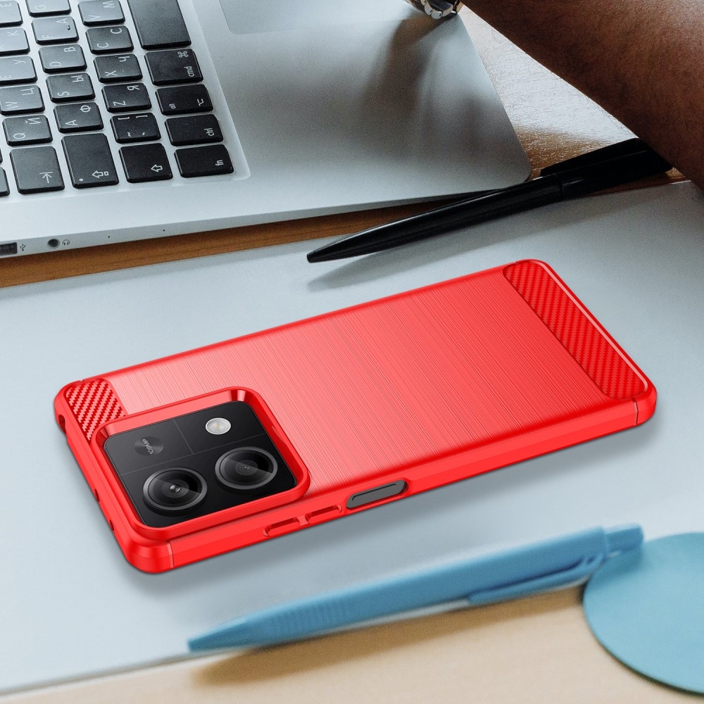 Szénálló zselés tok Xiaomi Redmi Note 13 5G - piros