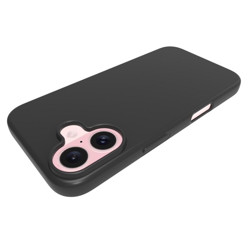 Fekete zselés tok iPhone 16 készülékhez