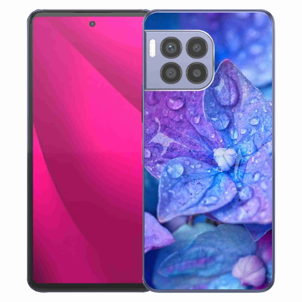 Zselés borítás mmCase a T-Mobile T Phone 2 Pro készülékhez - lila virág