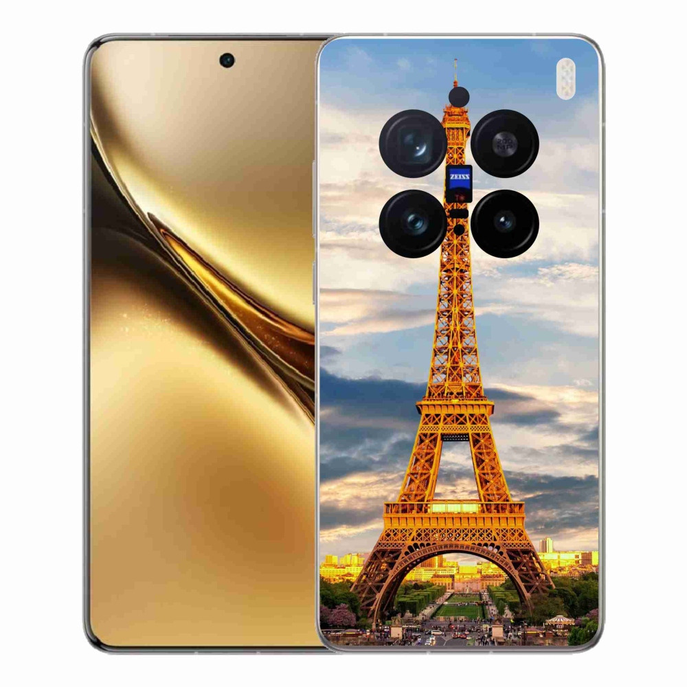 Zselés borítás mmCase a Vivo X200 Pro 5G készülékhez - eiffel-torony 3