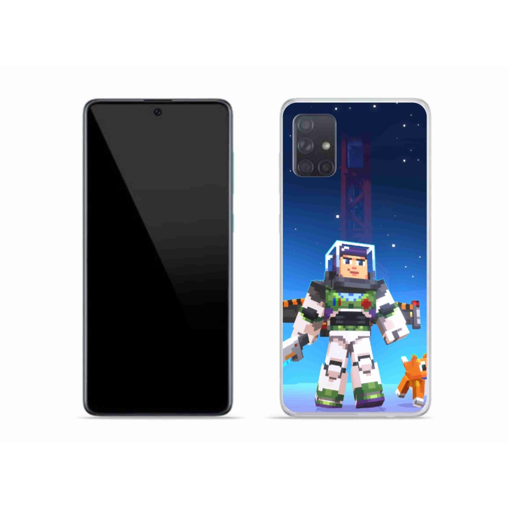 Gél borítás mmCase Samsung Galaxy A51 készülékhez - minecraft 2