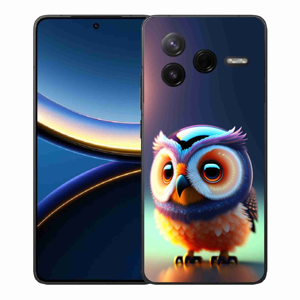 Gél borítás mmCase a Xiaomi Poco F7 Pro számára - bagoly