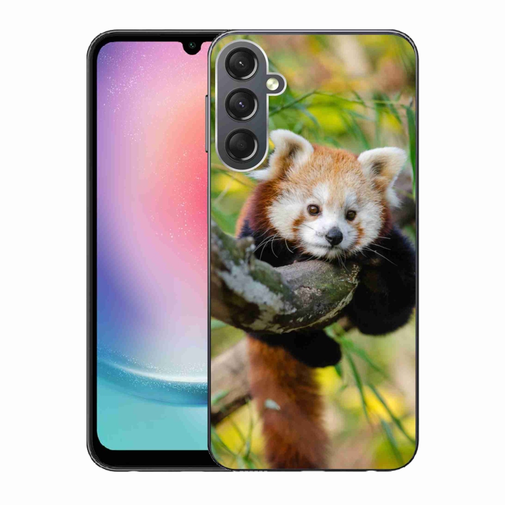 Zselés borítás mmCase Samsung Galaxy A24 készülékhez - pandavörös