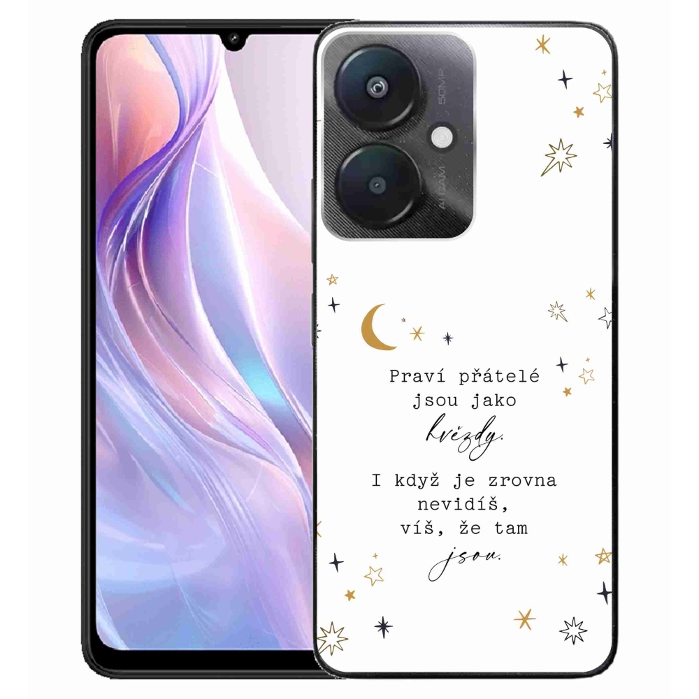 Gél borító mmCase a Xiaomi Redmi 13C 5G - idézem 6 fehér háttérrel