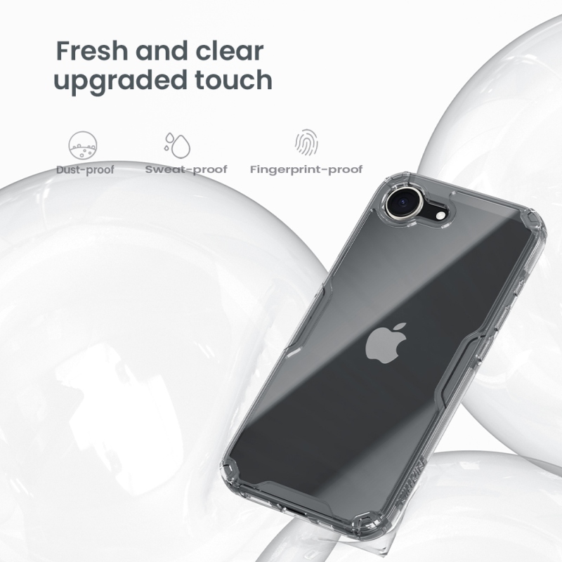 Nillkin Nature TPU PRO borító az Apple iPhone 16e készülékhez Átlátszó