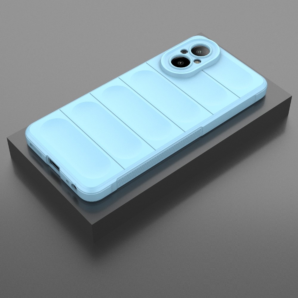 Rugg tartós zselés mobiltelefon borító Realme C67 - világoskék