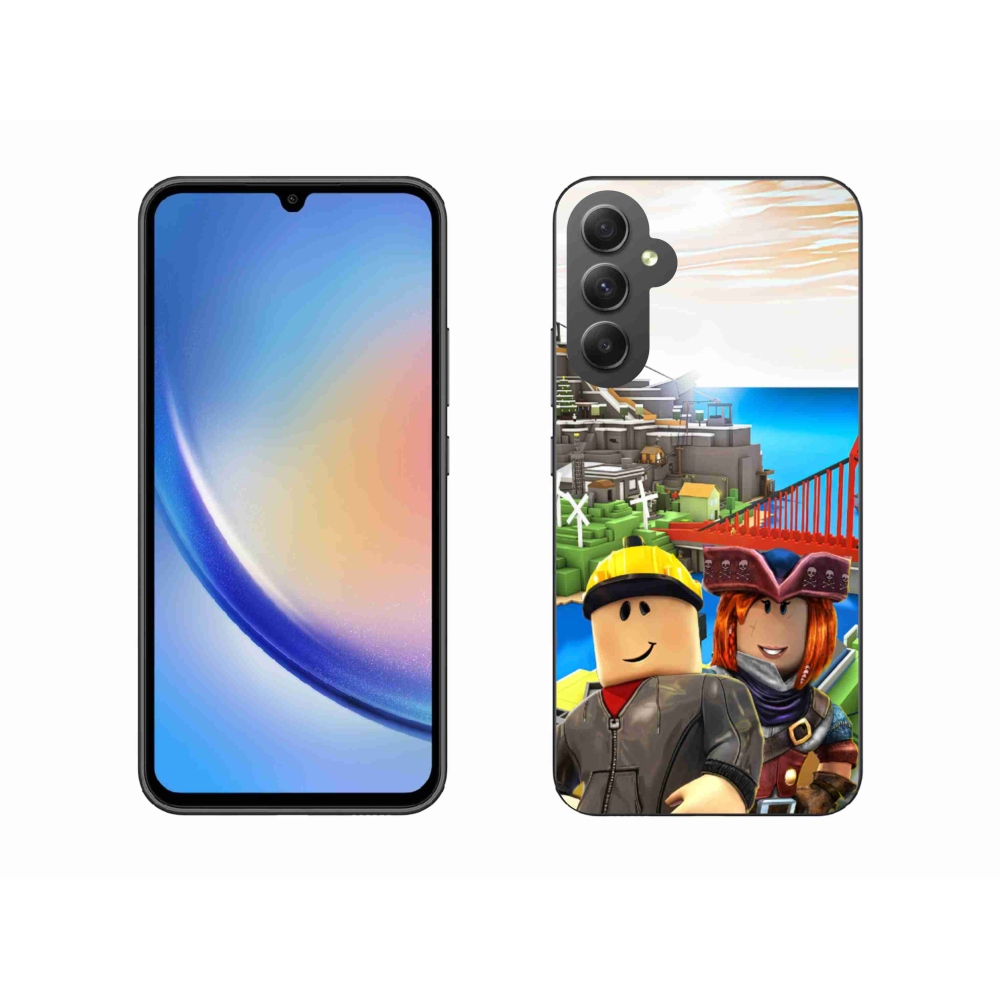 Zselés borítás mmCase Samsung Galaxy A34 5G - roblox 1