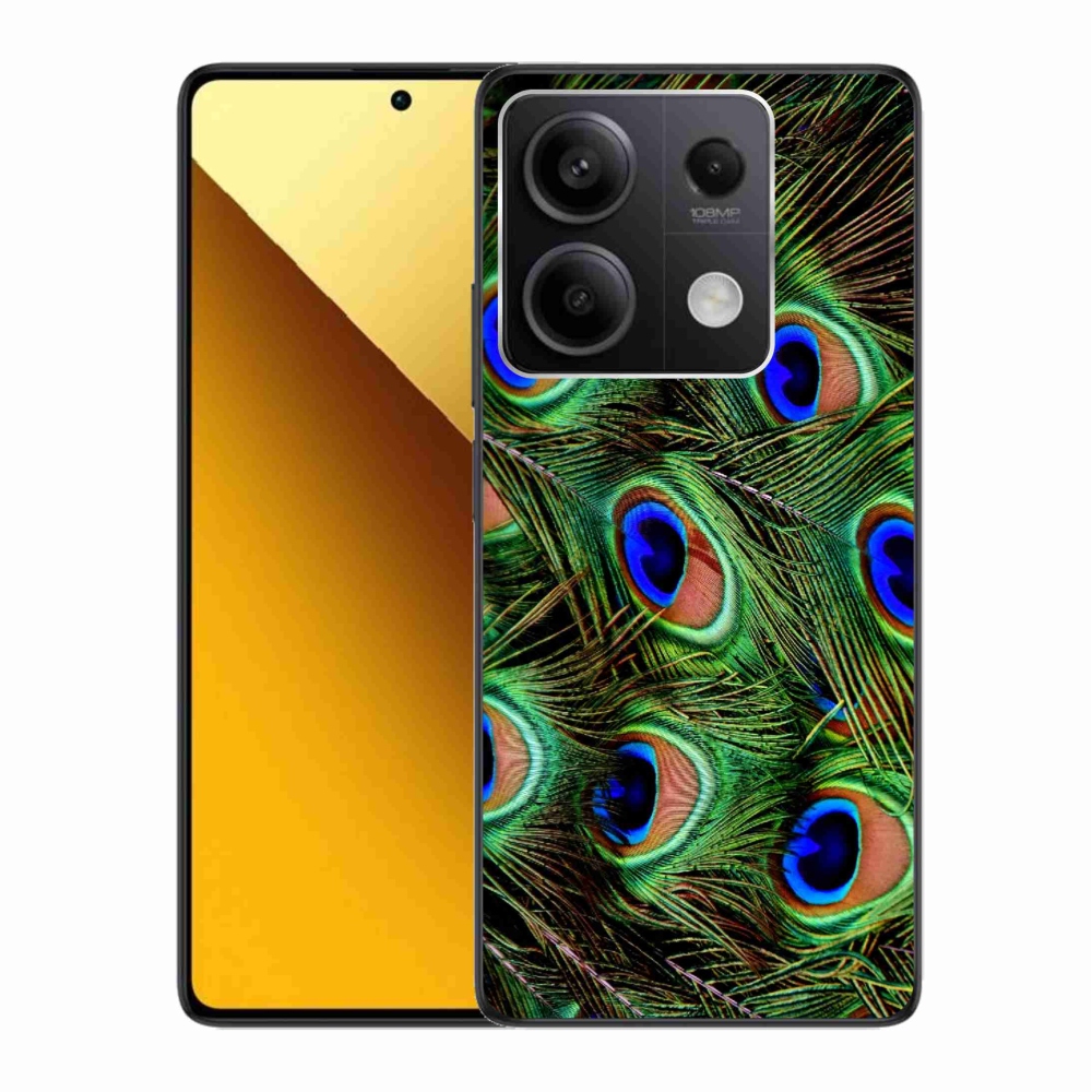 Gél borítás mmCase a Xiaomi Redmi Note 13 5G-hez - pávatoll