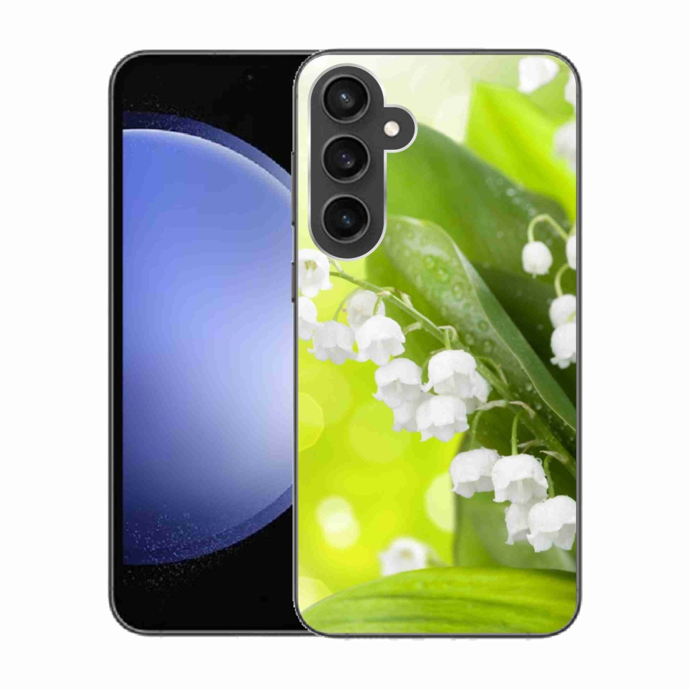 Zselés borítás mmCase Samsung Galaxy S23 FE készülékhez - gyöngyvirág