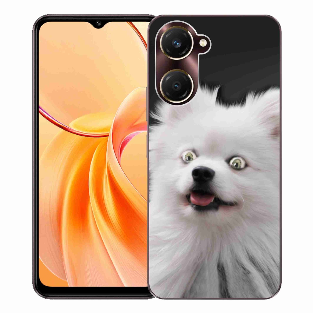 Zselés borítás mmCase a Vivo Y28s 5G-hez - fehér tipp