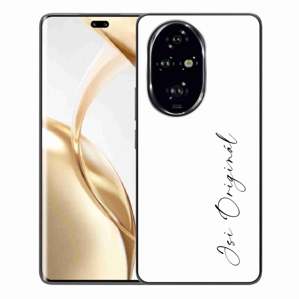 Gél borító mmCase a Honor 200 Pro 5G-hez - te vagy az eredeti fehér háttér