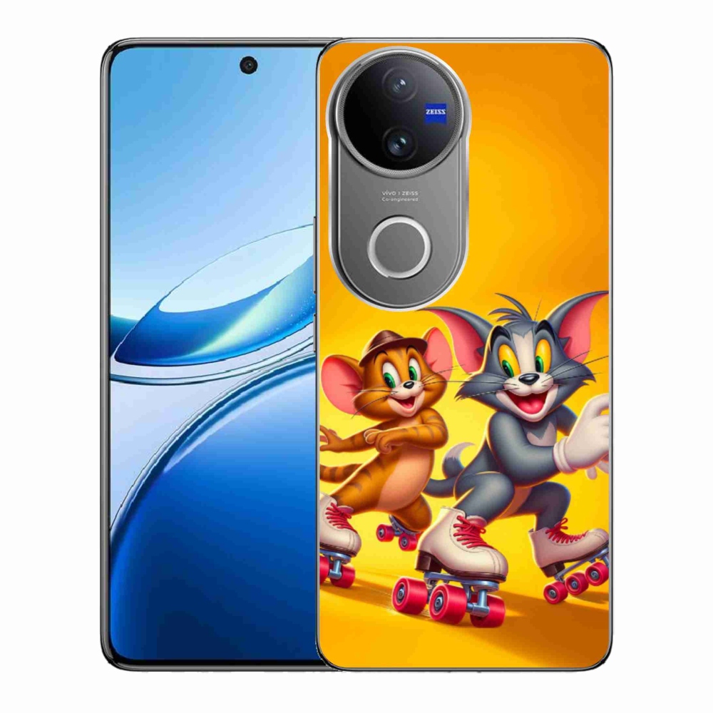 Zselés borítás mmCase a Vivo V50 5G készülékhez - tom and jerry
