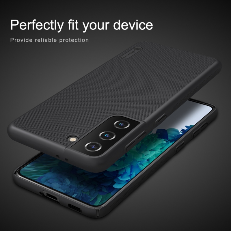 Nillkin Super Frosted Back Cover Samsung Galaxy S21 fekete színű hátlaphoz