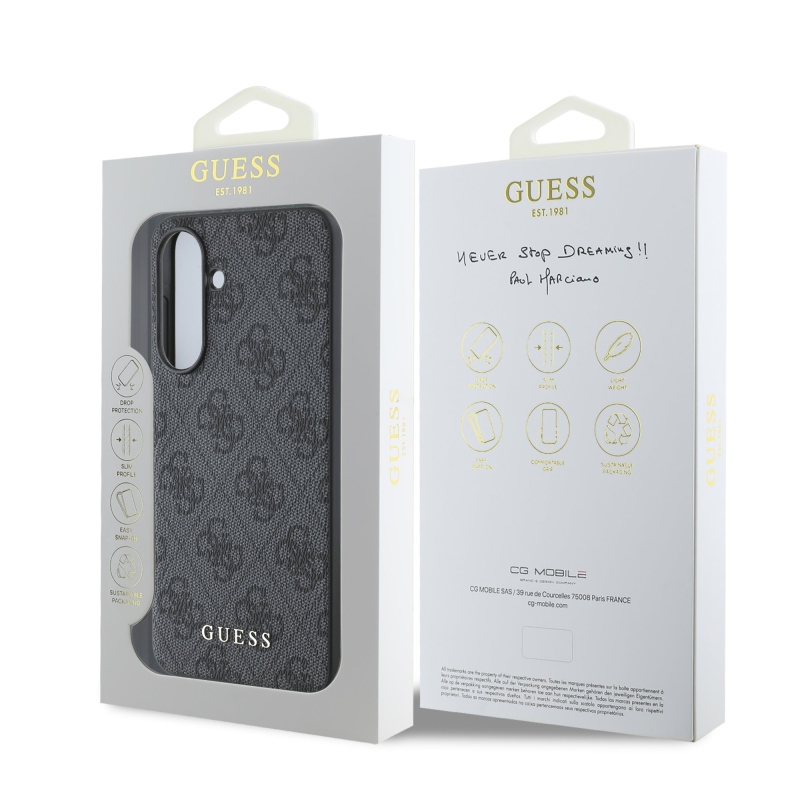 Guess 4G hátlap Samsung Galaxy A56 szürke