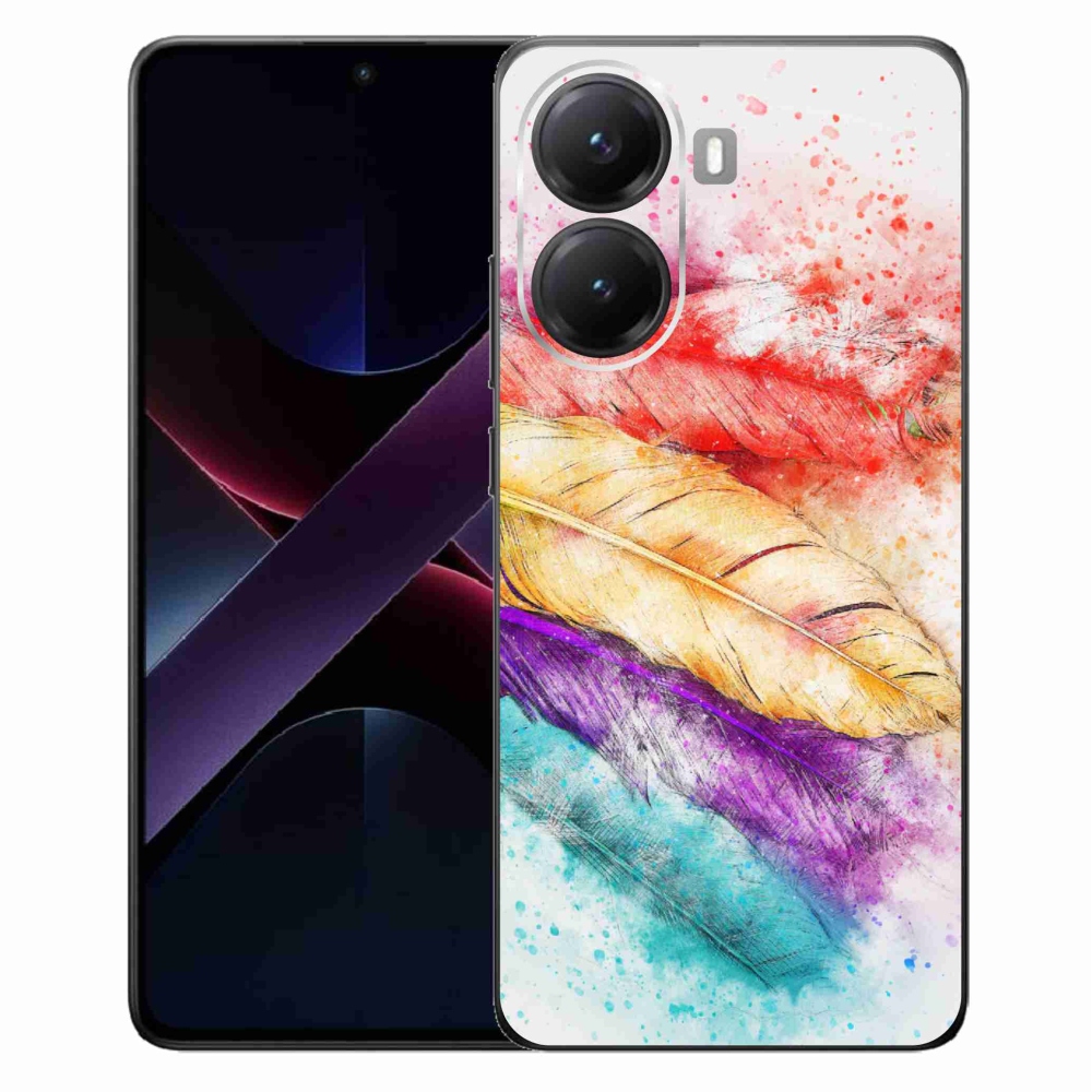 Gél borítás mmCase a Xiaomi Poco X7 Pro 5G-hez - színes toll
