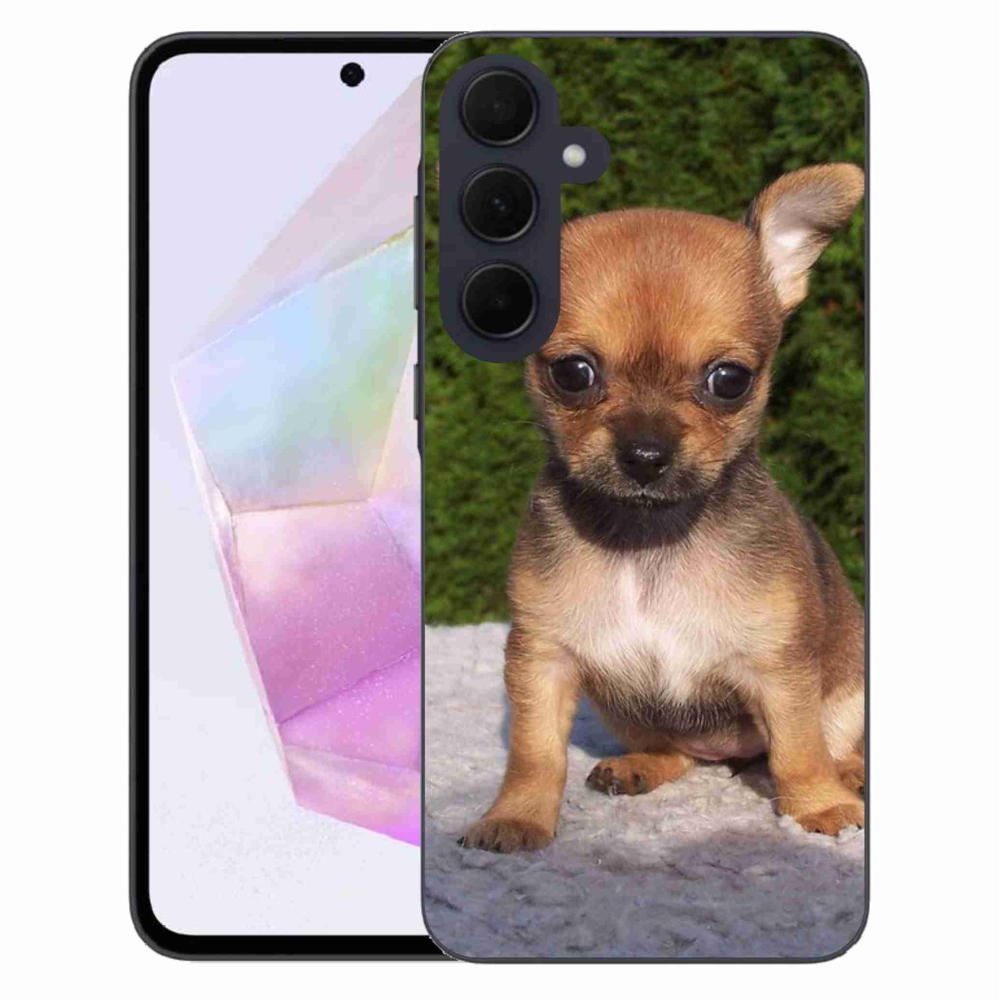 Gél tok mmCase a Samsung Galaxy A35 5G készülékhez - chihuahua 3