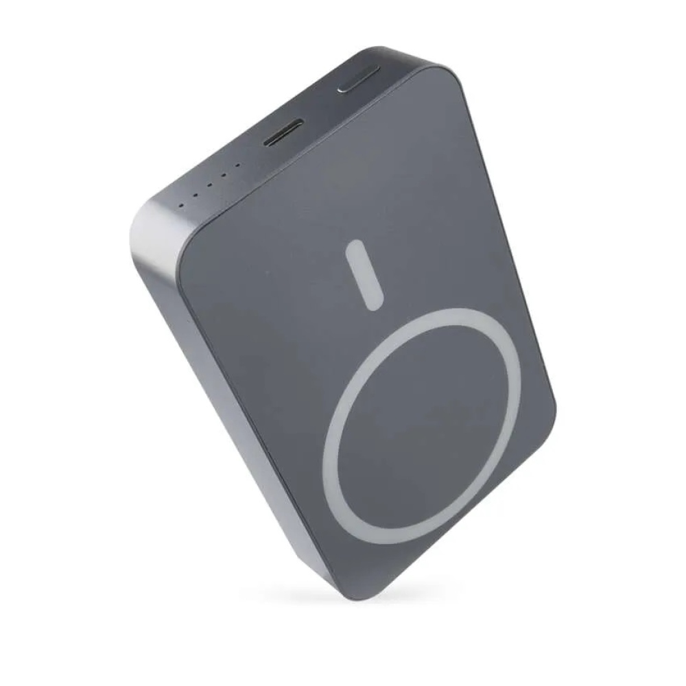 Powerbank EMOS WI 1046, 10 000 mAh, 20 W+vezeték nélküli - szürke