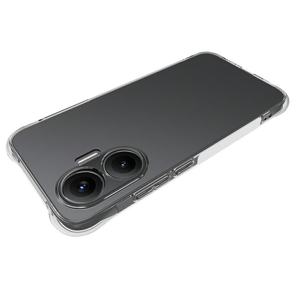 Átlátszó zselés tok megerősített sarkokkal a Xiaomi Poco F7 5G-hez