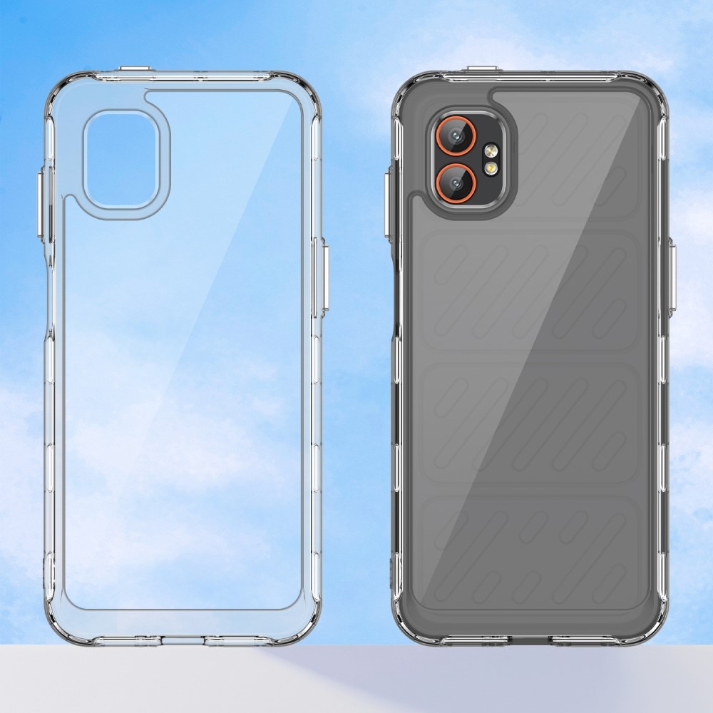 Gél tok kemény hátlappal Samsung Galaxy Xcover 7 Pro készülékhez - átlátszó
