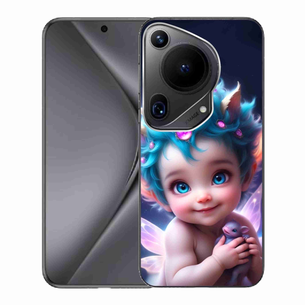 Gélburkolat mmCase a Huawei Pura 70 Ultra - baba pillangószárnyakkal