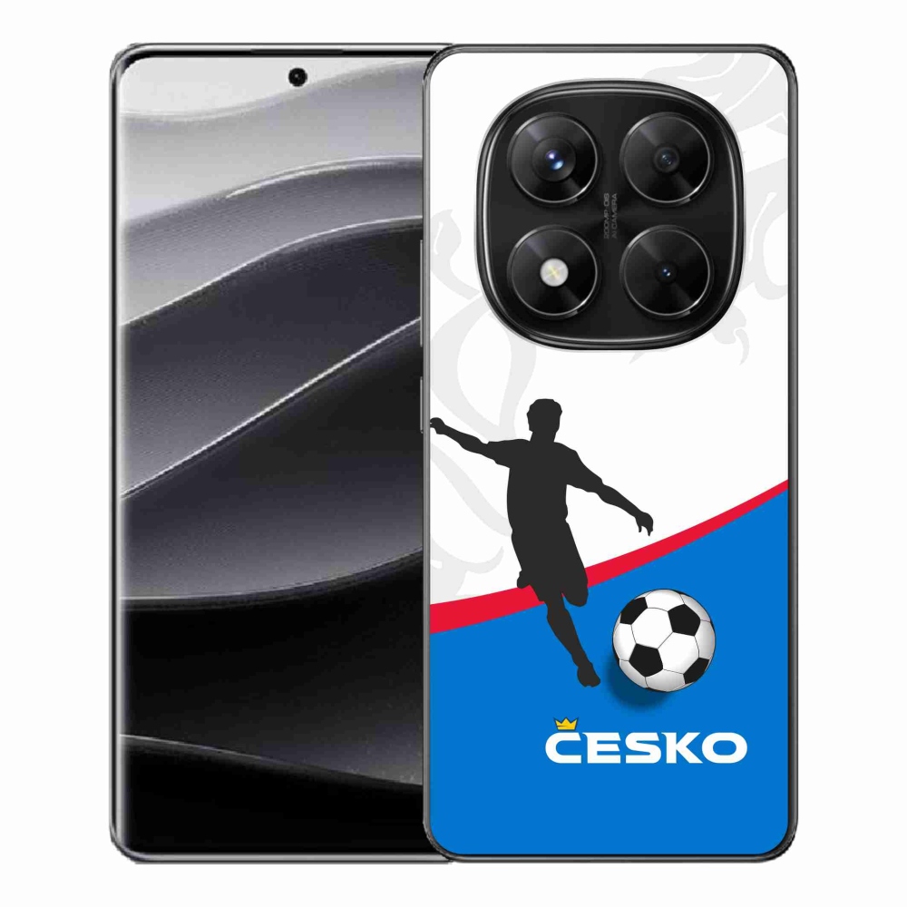 Gél borítás mmCase a Xiaomi Redmi Note 14 Pro 5G/Poco X7 5G - futball Csehország 1