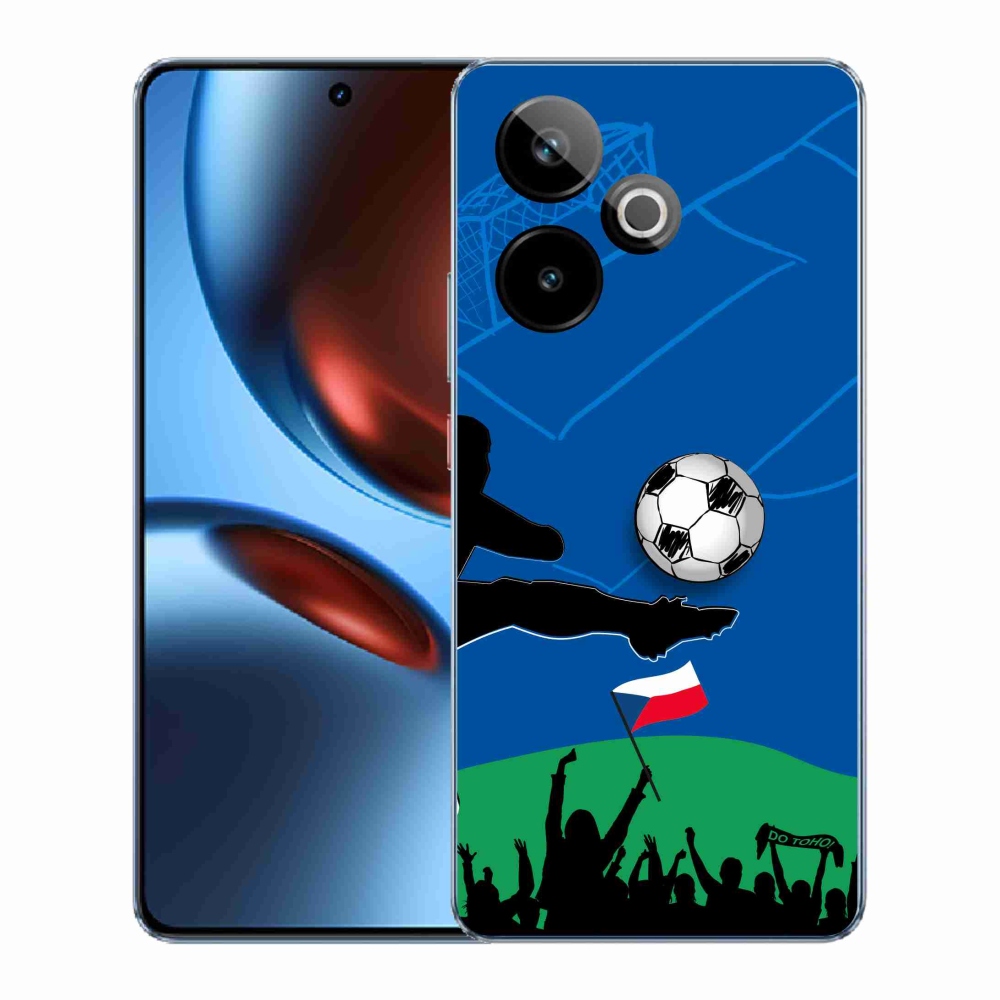 Rugalmas zselés tok mmCase képpel a Realme GT 7 5G/GT 7T 5G számára - futballrajongók számára