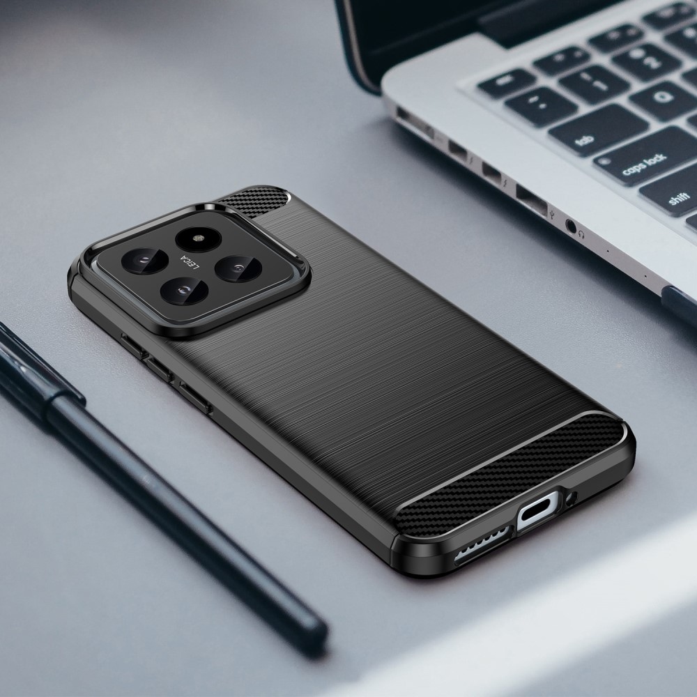Szénálló zselés tok Xiaomi 14 - fekete
