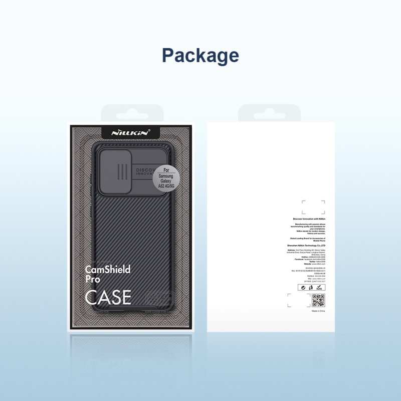 Nillkin CamShield PRO hátlap a Samsung Galaxy A52/A52 5G/A52s 5G számára Fekete