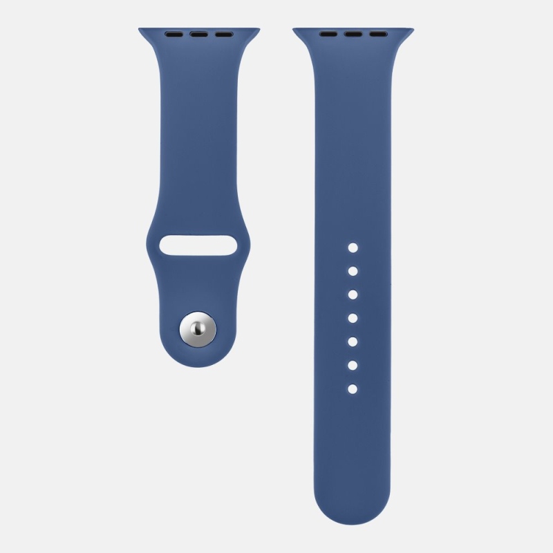 Csomag:ME szilikon szíj Apple Watch 42-49mm M-L kékhez